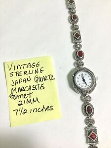 ̵ӻסӥơ󥰥ͥåȥ֥쥹åvintage ladys sterling quarz garnet br...