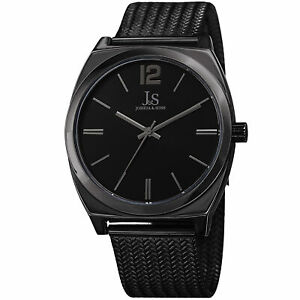 【送料無料】腕時計 #ジョシュアクォーツムーブメントステンレスメッシュブレスレットmen039;s joshua amp; sons jx124bk quartz movement stainless steel mesh bracelet watch 【送料無料】腕時計 #ジョシュアクォーツムーブメントステンレスメッシュブレスレットmen039;s joshua amp; sons jx124bk quartz movement stainless steel mesh bracelet watch