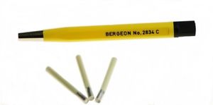 【送料無料】腕時計　スチールチタンペンツールbergeon brushed steel titanium refinishing pen tool for watch scratch removal