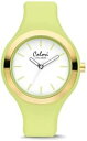 yzrv@}JCgO[S[hg[x[EHb`colori macaron light greengoldtone bezel 44mm watch