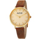 【送料無料】腕時計 #シュタイナーハンドクォーツストラップウォッチwomen039;s august steiner as8187ygbr two hand quartz genuine leather strap watch(2)
