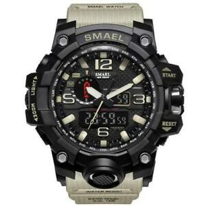 【送料無料】腕時計　ウォッチmmen military watch 50m waterproof wristwatch led