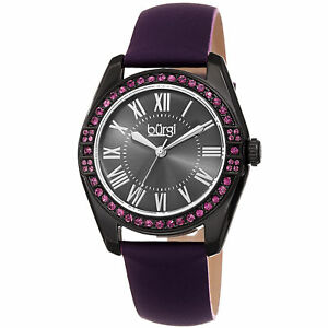 【送料無料】腕時計 バールスワロフスキークリスタルパープルレザーストラップウォッチ womens burgi bur206pu quartz swarovski crystal purple leather strap watch 【送料無料】腕時計 バールスワロフスキークリスタルパープルレザーストラップウォッチ womens burgi bur206pu quartz swarovski crystal purple leather strap watch