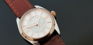 【送料無料】腕時計 ロータリーレディースローズレザーウォッチストラップメッキステンレススチールウォッチrotary ladies rose gold plated and ststeel watch on leather watch strap