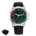 【送料無料】腕時計 スコットランドタータンチェックメンズyoung scottish clan tartan gents mens wrist watch gi...