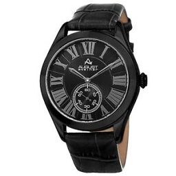 【送料無料】腕時計　シュタイナークォーツストラップウォッチmens august steiner as8203bk small seconds quartz genuine leather strap watch