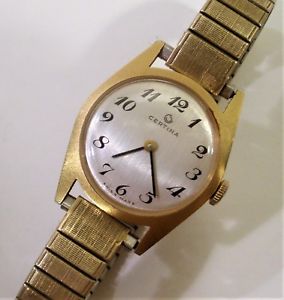 【送料無料】腕時計 ビンテージスイスハンドウインチvintage womens wristwatch certina swiss made 17j hand wind very clean