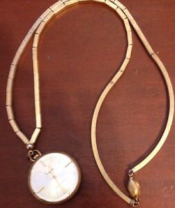 【送料無料】腕時計 ビンテージスイスシェフィールドレディースゴールドトーンイヤリング#ポケットウォッチ