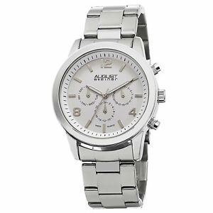 【送料無料】腕時計　シュタイナースイスマルチファンクションステンレススチールウォッチ mens august steiner as8098ss swiss multifunction stainless steel watch