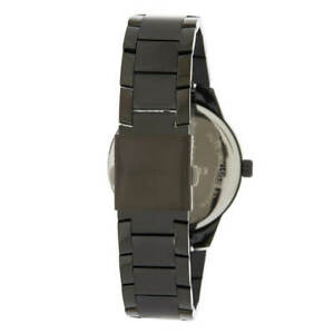 【送料無料】腕時計　ケネスメンズクラシックブラックスチールブレスレット