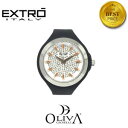 【送料無料】腕時計 シリコーンextr orologio silicone acciaio nero bianco fuxia glitter quarzo zirconi eu3116
