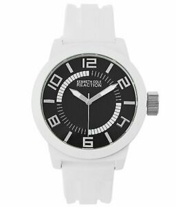 【送料無料】腕時計 ケネスクビカホワイトクォーツ kenneth cole reaction rk1431 white quartz watch no box