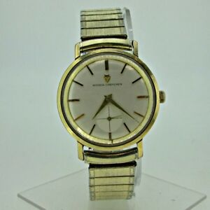 【送料無料】腕時計 ビンテージクロトンスイスゴールドトーンステンレススチールウォッチvintage nivada grenchen croton swiss 17j av 423 gold tone stainless steel watch