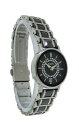 【送料無料】腕時計 ラウンドアナログセラミッククリアウォッチelgin eg333 womens round date analog white clear stone ceramic watch