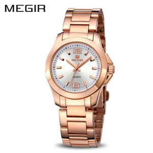 【送料無料】腕時計 ウォッチmegir women watches luxury gold wristwatch gifts for her wife daughter sister