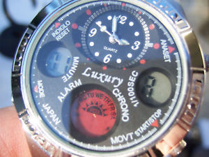 【送料無料】腕時計 アラームクロノグラフケースデザインドル luxury alarm chronograph unique case design 395 【送料無料】腕時計 アラームクロノグラフケースデザインドル luxury alarm chronograph unique case design 395