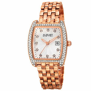 【送料無料】腕時計 シュタイナースワロフスキークリスタルベゼルクオーツブレスレットwomens august steiner as8180rg swarovski crystal bezel quartz bracelet watch