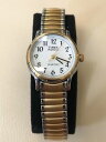 【送料無料】腕時計 ビンテージレディースリーダートーンウォッチvintage timex ladies easy reader watch wtwo tone extra long expansion nwot(2)