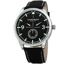 【送料無料】腕時計 キャンバスストラップウォッチmens akribos xxiv ak938bk small seconds genuine leather ...