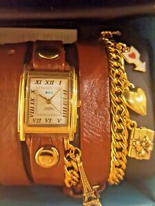 【送料無料】腕時計 ラコレクションパリチェーンラップウォッチ reduced la mer collections womens paris charms chain wrap watch