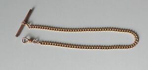 【送料無料】腕時計　シンプルビンテージアンティークゴールドウォッチチェーンチェーンバーsimple vintage antique gold filled t bar curb chain watch chain