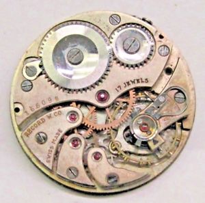 【送料無料】腕時計　アンティークレコードポケットウオッチムーブメントサイズ