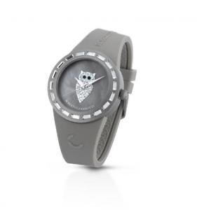 【送料無料】腕時計 ロベルトシリコーンorologio roberto giannotti misteri della notte omn158 civetta silicone grigio
