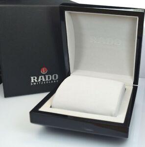【送料無料】腕時計 ウォッチボックスポリッシングクロスカードカードホルダーブックレットセットrado watch wood storage box, polishing cloth, card holder, amp; booklet set