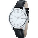 【送料無料】腕時計 クロスストラップウォッチcrnp cr800202 cross gotham gents date display leather strap watch