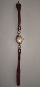 【送料無料】腕時計　ビンテージレディースマニュアルウォッチvintage scarce bucherer ladies 17 jewel gold plated manual wind watch sold af