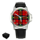 【送料無料】腕時計 スコットランドタータンチェックメンズmacduff scottish clan tartan gents mens wrist watch gift engraving