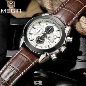 【送料無料】腕時計 レザーウォッチクオーツメンズmegir luxury leather watch quartz mens 【送料無料】腕時計 レザーウォッチクオーツメンズmegir luxury leather watch quartz mens