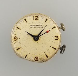 ベンラス 【送料無料】腕時計　ビンテージメンズアラームマニュアルvintage benrus wrist alarm mens manual wind wrist watch movement ds 15 as 1475