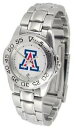 【送料無料】腕時計 アリゾナレディーススポーツスチールウォッチarizona wildcatsladies sport steel watch