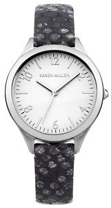 【送料無料】腕時計　カレンブラックレザーストラップウォッチキロ￥