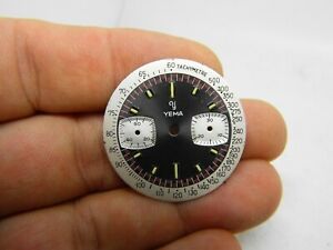 【送料無料】腕時計 ドcadran de montre chronographe yema pour valjoux 7733