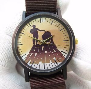 【送料無料】腕時計 スターウォーズオリジナルポスターレトロメンズキッズクールstar wars,orig movie poster,retro menskids cool character watch,302,lk