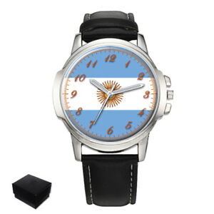 【送料無料】腕時計　アルゼンチンメンズフラグイーグルテニアンargentina argentinian flag eagle gents mens wrist watch gift engraving