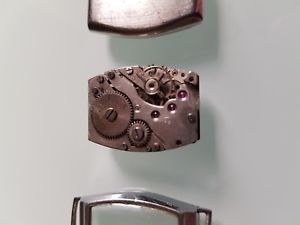 【送料無料】腕時計　ビンテージトノーrare vintage hanhart tonneau wwii wristwatch 1930s