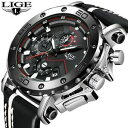 【送料無料】腕時計 メンズトップブランドファッションクロノグラフ2019 lige watches mens top brand luxury fashion creative chronograph