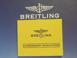 【送料無料】腕時計 パイロットダイバーマニュアルブックガイドbreitling chronomat evo pilot diver watch instruction manual book guide booklet