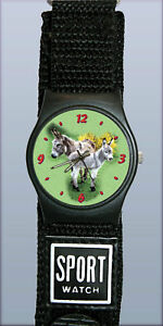 【送料無料】腕時計　スポーツロバウォッチmontre sport cadran ane watch with donkey