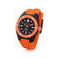 ̵ӻסꥳbrosway orologio uomo ragazzo collezione icaro cinturino silicone arancio