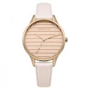 腕時計　カレンキロストリップピンクorologio karen millen strip pelle rosa km161c