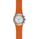【送料無料】腕時計 オロロジオヒップホップクロノシリコンオレンジビアンコドーナorologio hip hop chrono hwu0768 silicone arancione bianco 39mm uomo donna