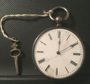【送料無料】腕時計　ハントアルジェントレトロカサorologio da tasca a chiavetta hunt cassa in argento incisione retro