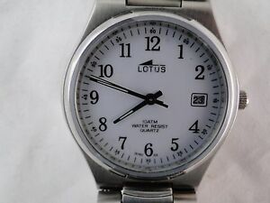 【送料無料】腕時計 クオーツmontre lotus n15192 quartz water resistant 10 atm vendue en l039;etat b543
