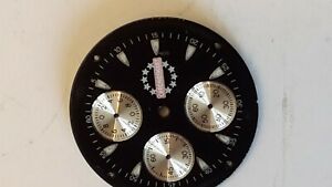 【送料無料】腕時計　＃クロノスマートディquadrante per orologio 034;chronosmart034; di colore nero e argentato usato