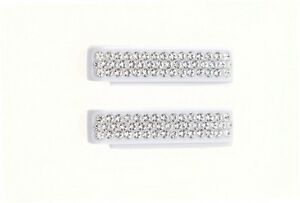 【送料無料】腕時計　ラインストーンシリーズドルスライドwize amp; ope strass wo series white bling watch slides with silver gems rv 40