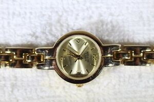 【送料無料】腕時計 ゴールドストーンmeade lake 65032 gold tone water resist womens working watch